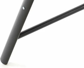 Zestaw dwóch regulowanych krzeseł ogrodowych - czarny