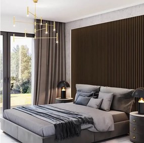 Lamele ścienne 15 szt. orzech K8-L29