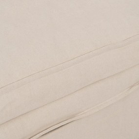 Kremowa lniana sofa 180 cm – Ixia