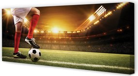 Zdjęcie na płótnie Kontrola Piłki Na Stadionie