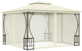 Kremowa altana do ogrodu T8-R33