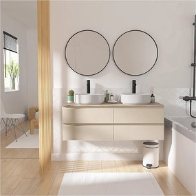 Sorrento 120cm podwójna szafka pod umywalkę + bateria + lustro