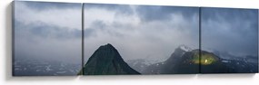 Obraz gór (170x50 cm)