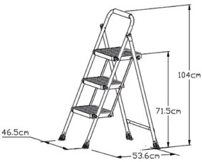 Lamart LT8097 schodki Eurostep, 3 stopnie