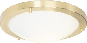 Inteligentny plafon złoty 31 cm IP44 w tym Wifi A60 - Yuma