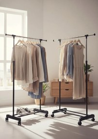 Regulowany Zestaw Wieszaków Na Kółkach D8-G91