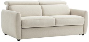 Kanapa 3-osobowa rozkładana typu express w kolorze beżowym SOVALI