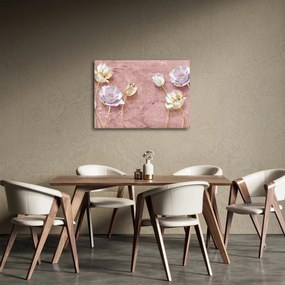 Obraz kwiatów (70x50 cm)