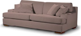 Pokrowiec na sofę Göteborg nierozkładaną kolor różowy tkanina strukturalna