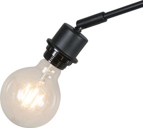 Nowoczesna lampa wisząca czarna bez klosza - Blitz