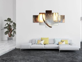 Obraz świecącej żarówki (125x70 cm)