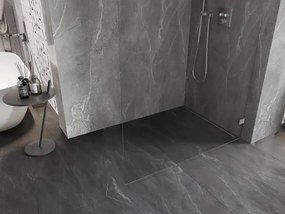 Mexen Lunar L ścianka prysznicowa Walk-in prawa 70 x 200 cm, transparent 8 mm, nikiel szczotkowany - 830L-070-000-97-00-P