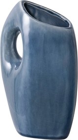 Ciemnoniebieski ceramiczny wazon (wysokość 18 cm) – House Nordic