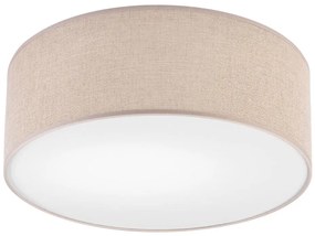 Oprawa sufitowa MONTE 1xE27/60W/230V, śr. 35 cm, brązowa