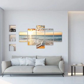 Obraz - Wschód słońca (125x70 cm)