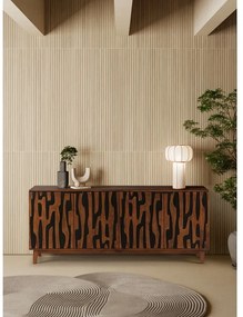 Brązowa komoda 190x80 cm Kantu – Marckeric