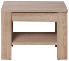 Mały Stolik Drewniany do Biura COREA 70 cm Dąb Sonoma Nowoczesny