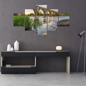Obraz - Most kolejowy w Richmond (125x70 cm)