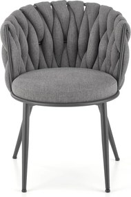 Krzesło z plecionym oparciem K516