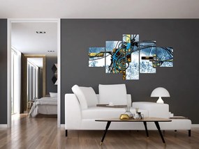 Abstrakcyjny obraz (125x70 cm)
