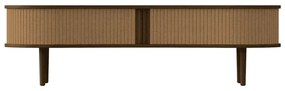 Brązowa szafka pod TV w dekorze dębu 140x40x46 cm Audacious – UMAGE