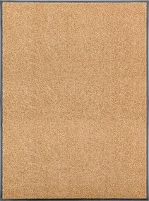 Dywanik Przecieralny Kremowy 90x120 cm Wewnętrzny/Zewnętrzny PVC Antypoślizgowy