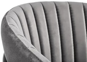 Szare nowoczesne krzesło D3-Z65