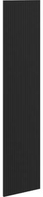 Mexen Rivel front ryflowany do korpusu szafki łazienkowej 35 x 160 cm, czarny mat - 91A21-1600-300-1-71