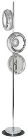 Srebrna lampa podłogowa - 4X K352 K1-C95
