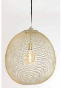 Lampa wisząca w kolorze złota z metalowym kloszem ø 50 cm Moroc – Light &amp; Living