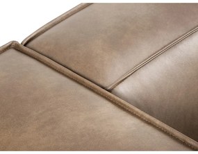 Jasnobrązowy skórzany narożnik (róg zmienny) Madame – Windsor &amp; Co Sofas