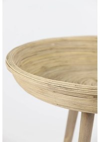 Rattanowe okrągłe stoliki zestaw 2 szt. ø 56 cm Colon – Light &amp; Living