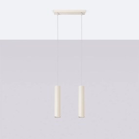 Kremowa lampa wisząca Castro – Nice Lamps