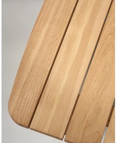 Stolik ogrodowy z litego drewna tekowego 70x70 cm Tirant – Kave Home