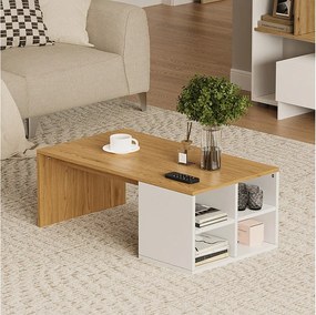 Stolik kawowy biały 90x50x33.6 kivo