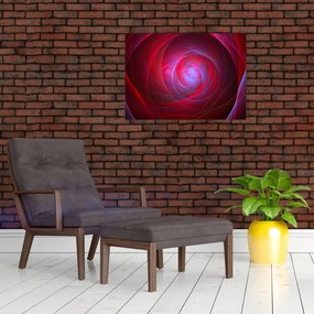 Obraz na szkle - abstrakcyjny obraz oczu (70x50 cm)