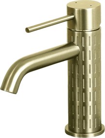 Luisa bateria miedziana umywalkowa niska szczotkowane złoto - Essebagno