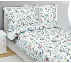 Bellatex Pościel z kory Niezapominajka, 140 x 220 cm, 70 x 90 cm