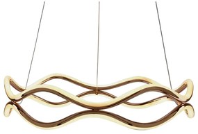 Lampa wisząca LED w kolorze mosiądzu ø 50 cm Vave – Candellux Lighting