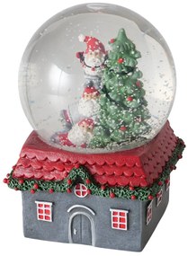 Kula śnieżna z domkiem MONTI, Ø10 cm