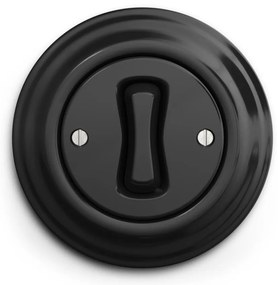 Kliklap - Retro łącznik krzyżowy z ramką nr 7 czarny