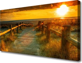 Fotoobraz na płótnie Sylwetka Miasta o Zmierzchu