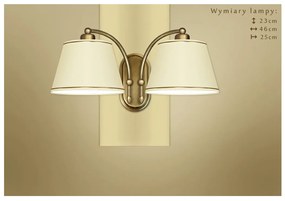 Klasyczny kinkiet mosiężny YA-K2