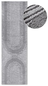 Szary chodnik 80x240 cm Bartoux Light Grey – Elle Decoration