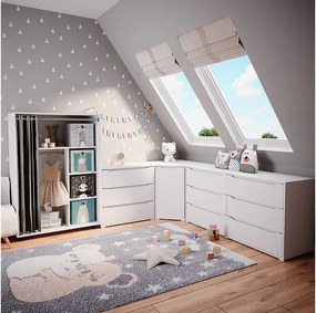 Szafa biały 100x50x146.6 doros