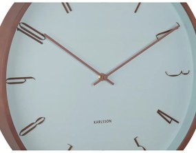 Karlsson 6014BL designerski zegar ściennyniebieski, średnica  40 cm