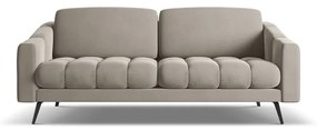 Beżowa aksamitna sofa 202 cm Nalu – Makamii