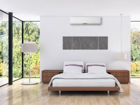 Obraz - Szare liście palmy (170x50 cm)