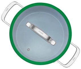 Garnek aluminiowy z pokrywką/z nieprzywierającą powierzchnią odpowiedni na indukcję 5,5 l Meda 3.0 – FABINI