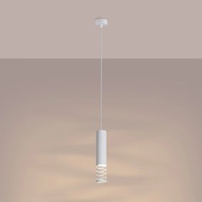 Lampa wisząca LAMI 1 biała SOLLUX  LIGHTING